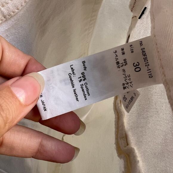 MOUSSY Vintage Mv Burnside White Denim Slim Jeans Size 30 - Picture 11 of 12